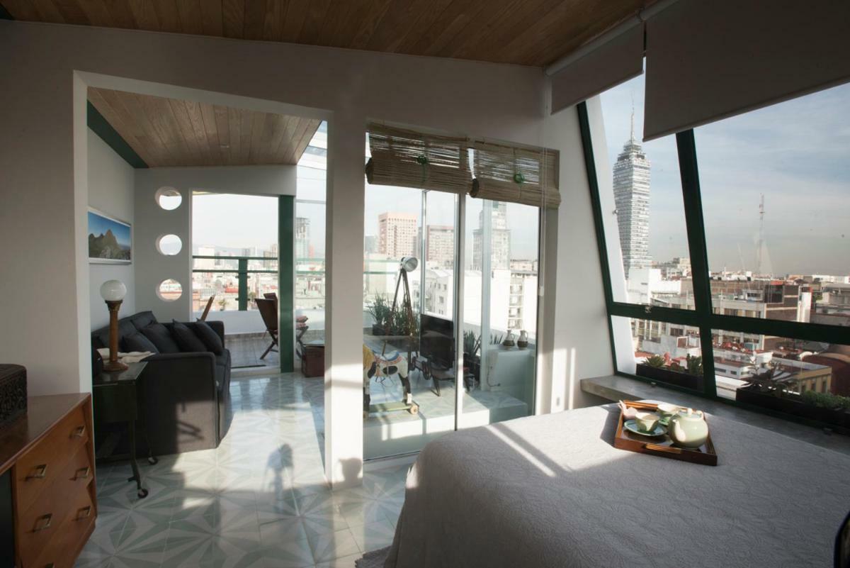 Appartamento Duplex/Terraza Privada En Corazon Centro Historico Città del Messico Esterno foto